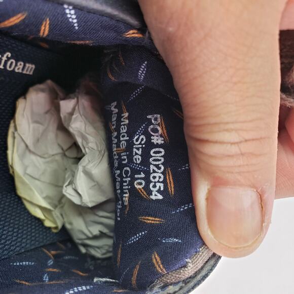 *AMPUTEE LEFT SHOE ONLY* Vance Co Fritz Mens Size 10 Blue Casual Dress Shoe - Picture 8 of 8